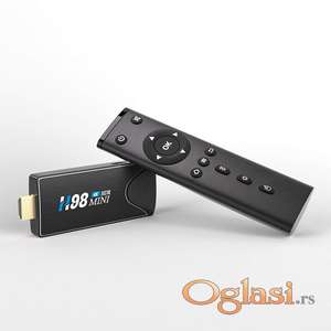 H98 mini Smart tv box stick sa blutootom 5.0 sluzi za gledanje besplatne kablovske televizije.